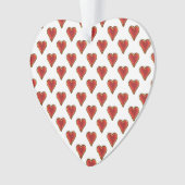 Funny Heart Pattern gold red + your backgr. & (devant)