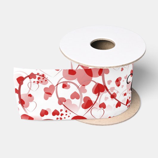 Funny Heart Pattern VII - Red White Lint (Spoel)