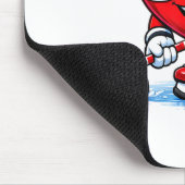 Funny Heart Playing Hockey Apparel Muismat (Hoek)