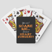 Funny Heart Surgery Recovery ‘Scare’ Pokerkaarten (Achterkant)