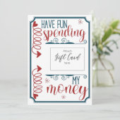 Funny heeft mijn geld uitgedeeld aan de houder van (Staand voorkant)