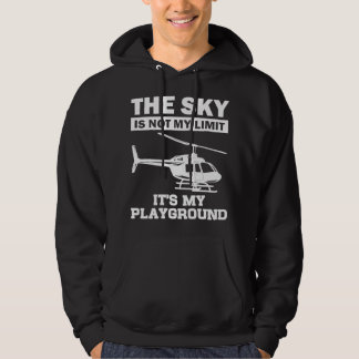 Funny Helikopter Pilot Gift for Men Women Chopper Hoodie