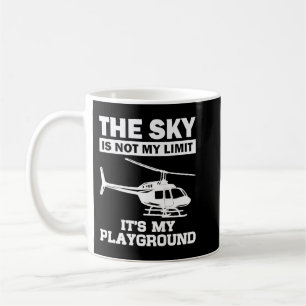 Funny Helikopter Pilot Gift for Men Women Chopper Koffiemok