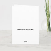 FUNNY HELLO MARTIAL ARTS KARATE GREETING CARTE (Dos)