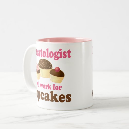 Funny Hematologist Tweekleurige Koffiemok (Voorkant links)