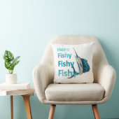Funny here Fish Fishy Sailfish Kussen (Stoel)