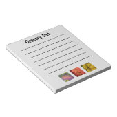 Funny Herfst Grocery List Notitieblok (Schuin)