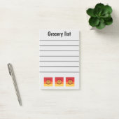 Funny Herfst Grocery List Post-it® Notes (Kantoor)