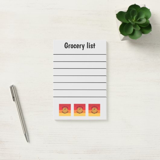 Funny Herfst Grocery List Post-it® Notes (Kantoor)