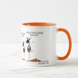 Funny Herfst Horse Cartoon Mok