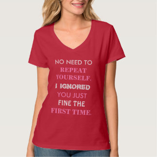 Funny Herhaal je eigen Shirt