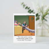 Funny Hi & Hello Humour carte postale (Debout devant)