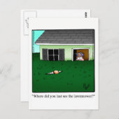 Funny Hi & Hello Humour carte postale (Devant / Derrière)