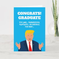 Funny High School Afstuderen 2022 Trump cartoon