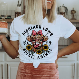 Funny Highland Koe Lover T-shirt