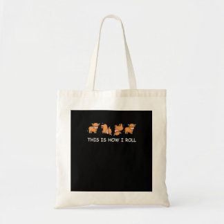 Funny Highland Koe TWomen Mannen Koe geeft aan hoe Tote Bag
