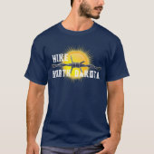 Funny Hike "jouw staat" en Barbed Wire T-shirt (Voorkant)