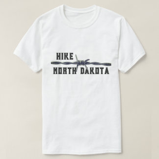 Funny Hike "your state" en Barbed Wire T-Shirt