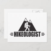 Funny Hiking Briefkaart (Voorkant / Achterkant)