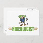 Funny Hiking Briefkaart (Voorkant / Achterkant)