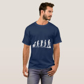 Funny hiking evolution  gift for hikers t-shirt (Voorkant volledig)