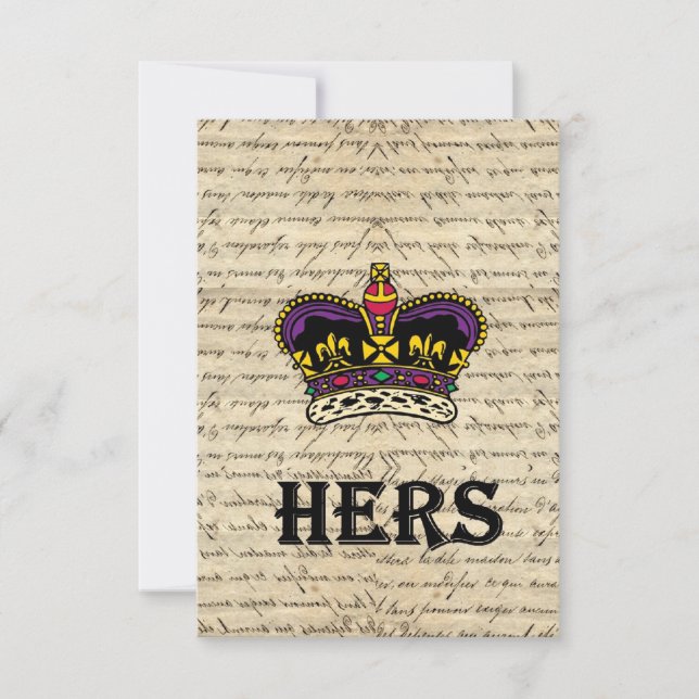 Funny hing text & crown (Voorkant)