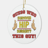 Funny Hip chirurgie Keramisch Ornament (Links)