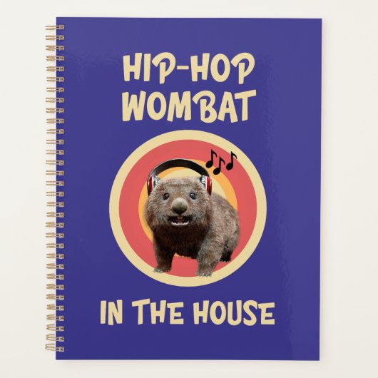 Funny Hip-hop Wombat à la Maison (Devant)