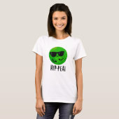 Funny Hip Pea Pun T-shirt (Voorkant volledig)