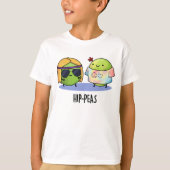 Funny Hippie Peas Pun T-shirt (Voorkant)