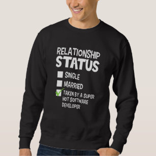Funny his and her Software Developer Relatie Trui