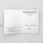 Funny Historische kerstkaart Kaart (Binnen)