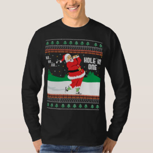 Funny Ho Ho Ho Ugly Père Noël Golf Sweat de Noël J