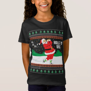 Funny Ho Ho Ho Ugly Père Noël Golf Sweat de Noël J
