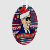 Funny Ho Zijn President Joe Biden Acryl Kerst Ornament (voorkant)