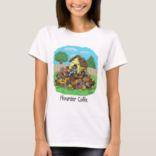 Funny Hoarder Collie Hondenliefhebber gift T-shirt