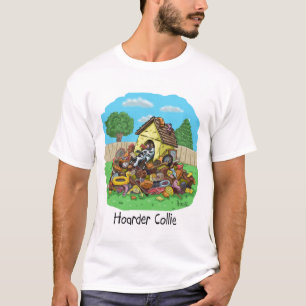Funny Hoarder Collie Hondenliefhebber gift T-shirt