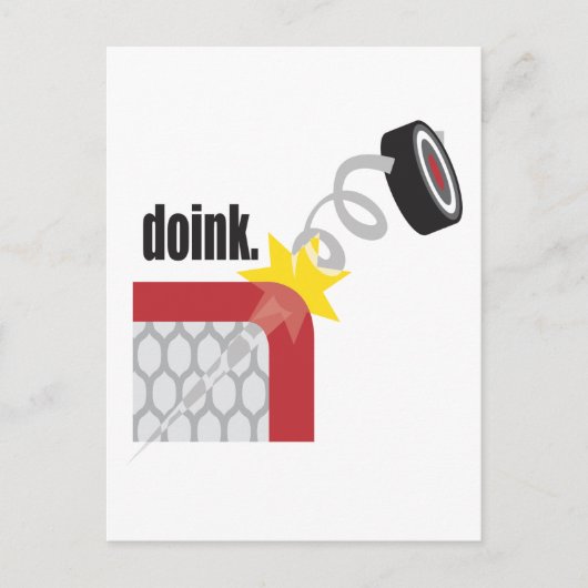 Funny Hockey Briefkaart (Voorkant)