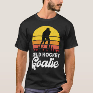 Funny Hockey Field Hockey Goalie Retro 70' T-shirt