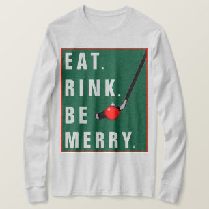 Funny Hockey Kerstfeestdag T-shirt