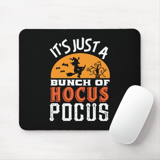 Funny Hocus Pocus Witches Retro Halloween Muismat (Met muis)