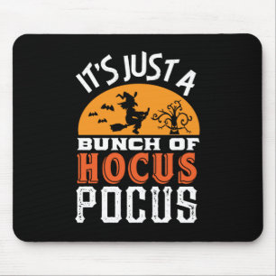 Funny Hocus Pocus Witches  Retro Halloween Muismat