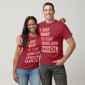 Funny Hodl Crypto Bitcoin Logo Voor/Achter T-Shirt (Unisex)
