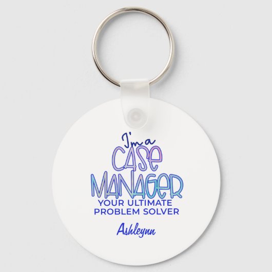 Funny Hoesje Manager Sleutelhanger (Voorkant)