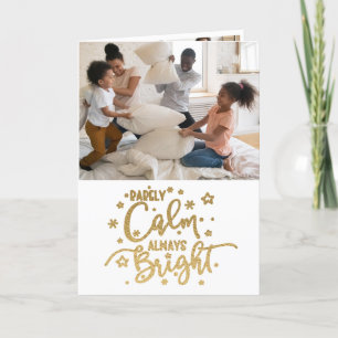 Funny Holiday 5 Photo Rarement Calme Carte Pliée