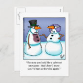 Funny Holiday Briefkaarten (Voorkant / Achterkant)