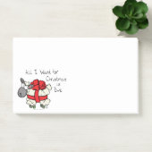 Funny Holiday Cute Sheep Kerstmis Cartoon Post-it® Notes (Kantoor)