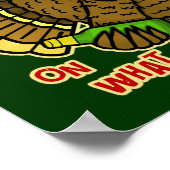 Funny Holiday Drink Turkey Heart Poster (Hoek)