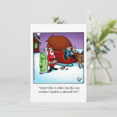 Funny Holiday Party Uitnodigingen (Staand voorkant)