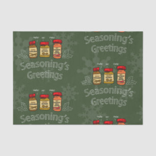 Funny Holiday Pun van de groeten van de zeevaart Tissuepapier